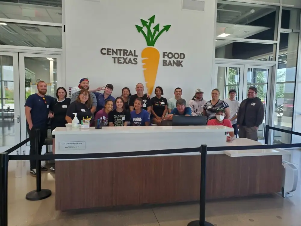 Alumni in Central Texas Food bank